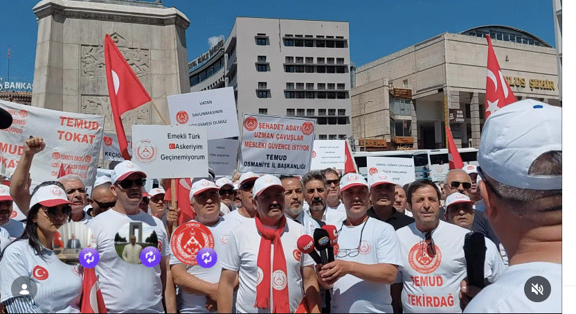 YÜRÜYÜŞÜN  ARDINDAN ANKARA ULUS TA YAPILAN  BASIN AÇIKLAMASI