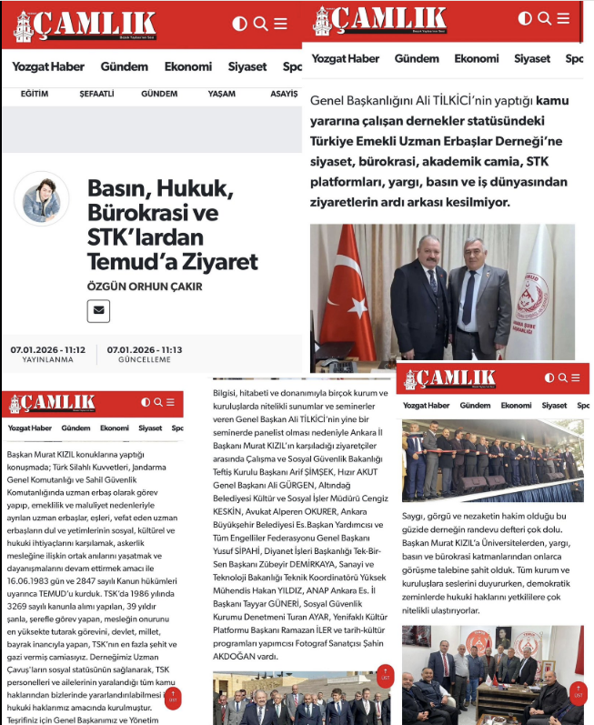 “Basın, Hukuk, Bürokrasi ve STK’lardan TEMUD’a Ziyaret