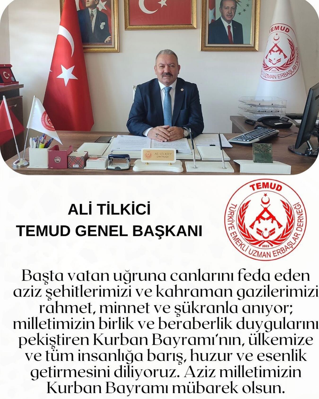 KURBAN BAYRAMIMUZ KUTLU OLSUN 