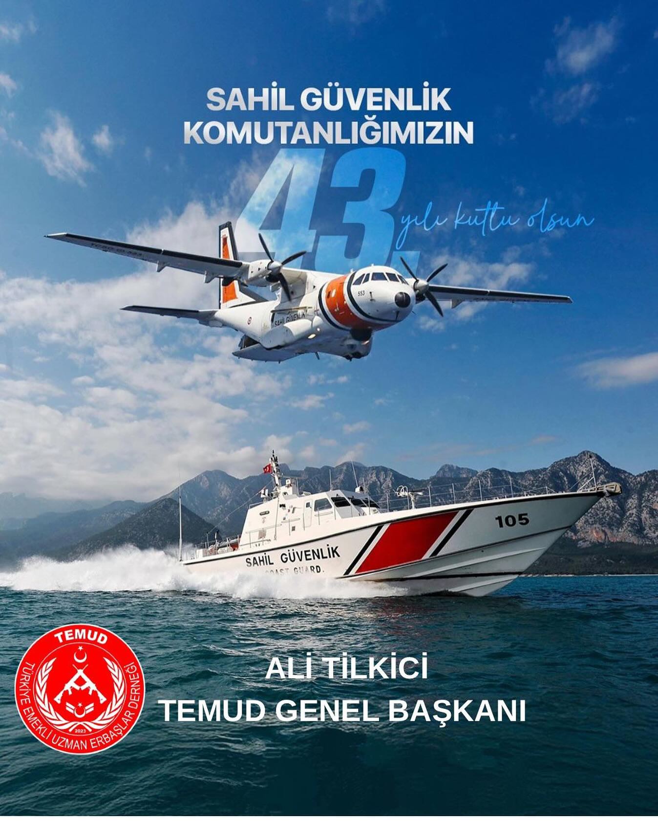 SAHİL GÜVENLİK KOMUTANLIĞIMIZIN KURULUŞ GÜNÜ KUTLU OLSUN 