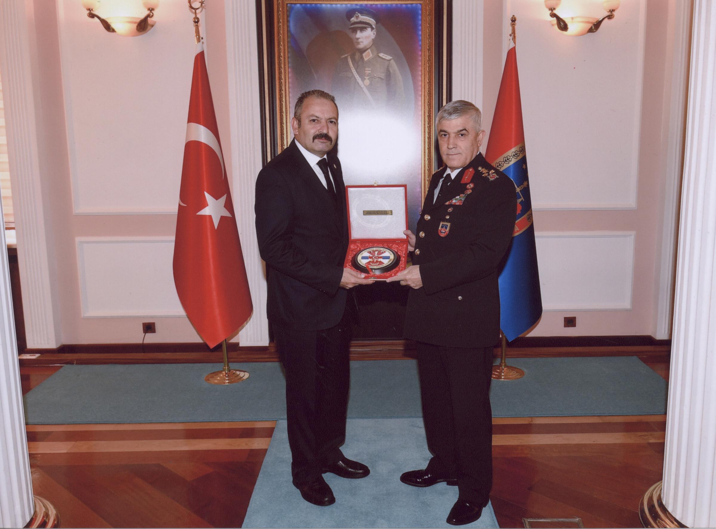 JANDARMA GENEL KOMUTANI SAYIN ORGENERAL ARİF ÇETİN İ ZİYARET