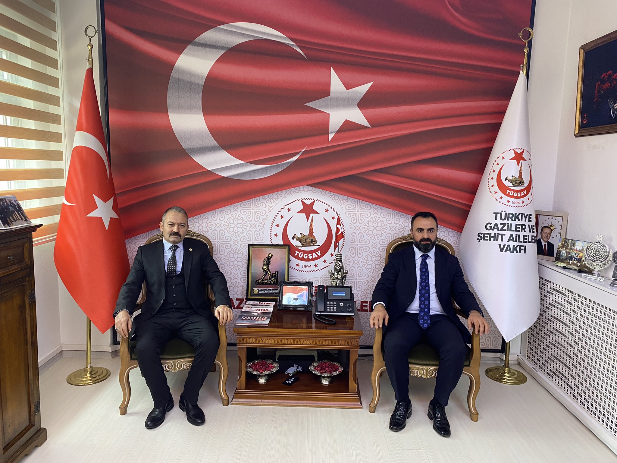 TÜRKİYE ŞEHİT AİLELERİ VE GAZİLER VAKFI BAŞKANI SAYIN LOKMAN AYLAR I ZİYARET