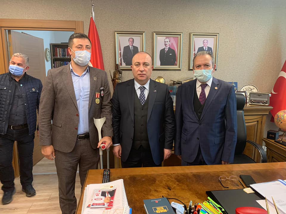 MHP İSTANBUL MİLLETVEKİLİ SAYIN İZZET ULVİ YÖNTER İ MAKAMINDA UZMAN ÇAVUŞLARLA ILGİLİ İSTiŞAREDE BULUNDUK