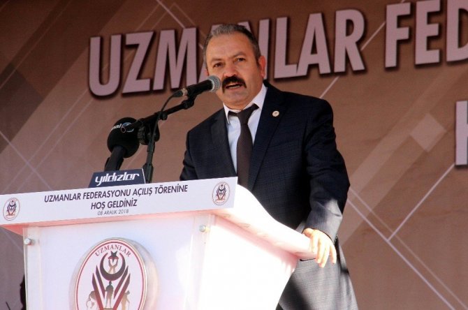 Uzmanlar Federasyonu Genel Başkanı Ali Tilkici: 