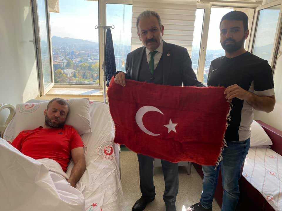 GATA DAKİ YARALILARIMIZI ZİYARET