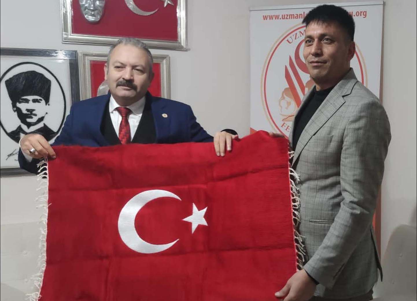 Sayın @vatanyildizlari vakfı Genel Başkanı Soner Halisdemir’i  Uzmanlar Federasyonumuzda ağırladık.