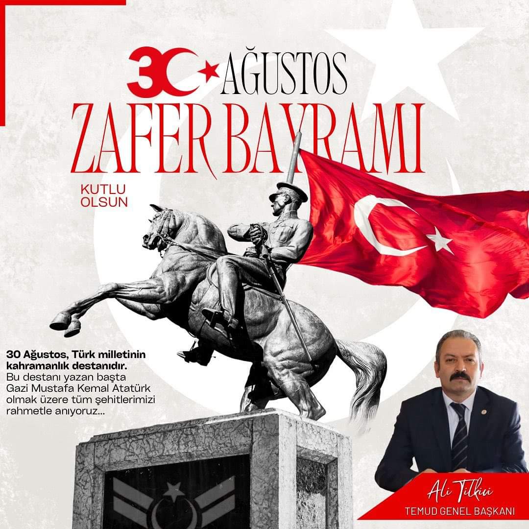 30 Ağustos Zafer Bayramı Kutlu Olsun 