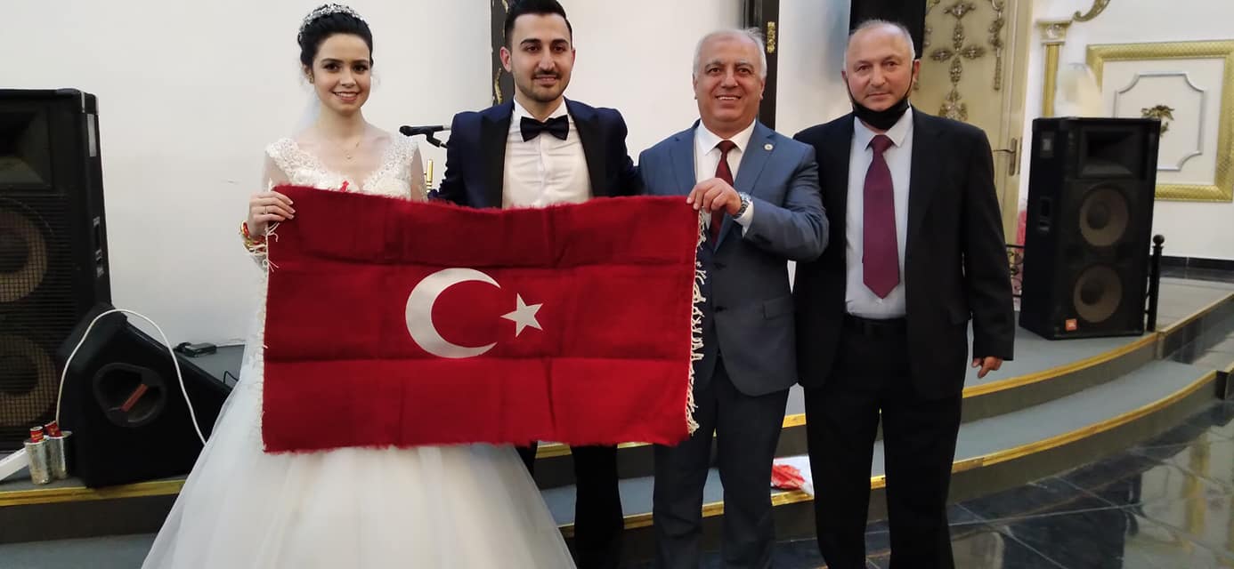 UZMAN ÇAVUŞ KARDEŞİMİZİN OĞLUNUN DÜĞÜN MERASİMİNE KATILIM SAĞLADIK