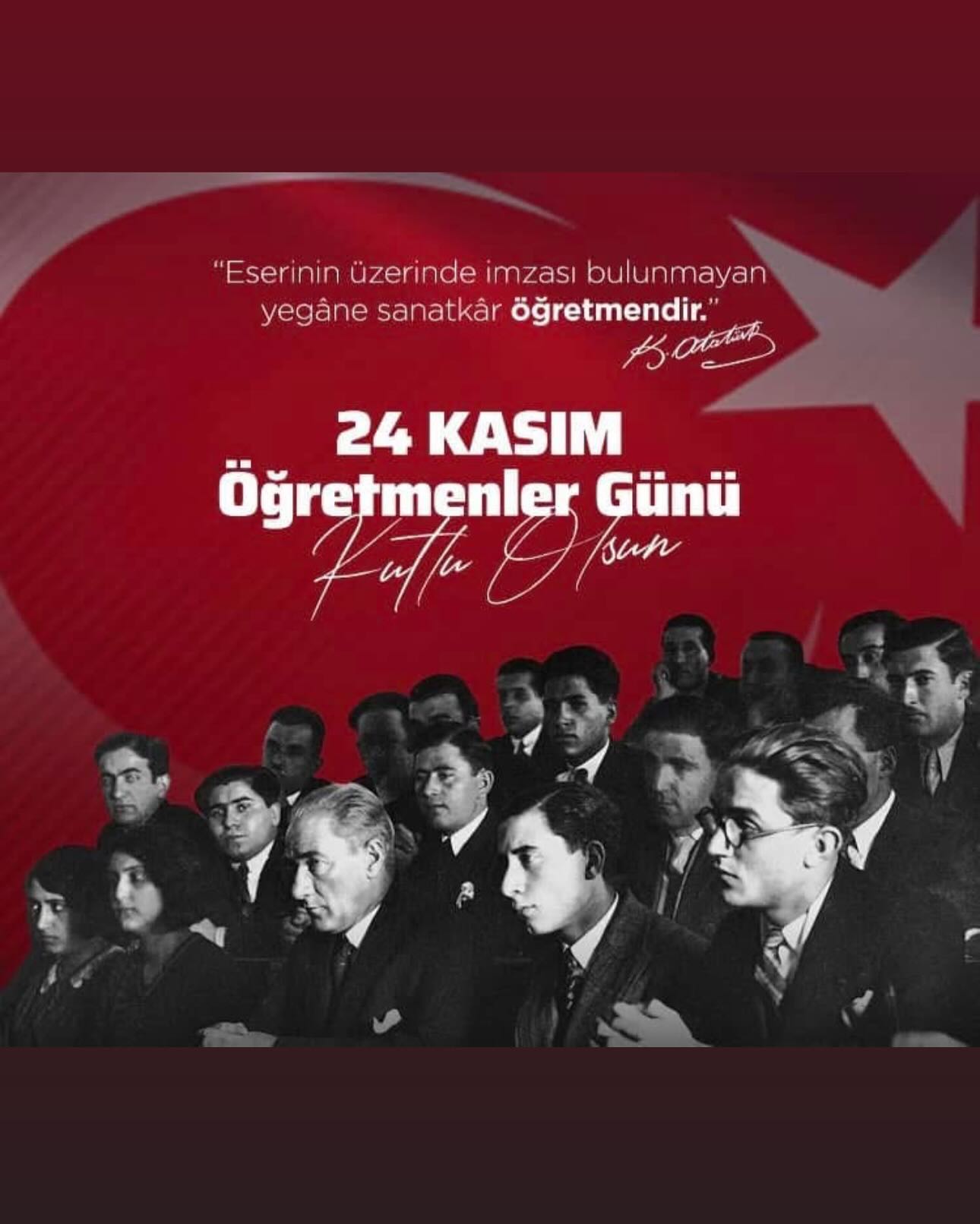 ÖĞRETMENLERİMİZİN GÜNÜ KUTLU OLSUN 