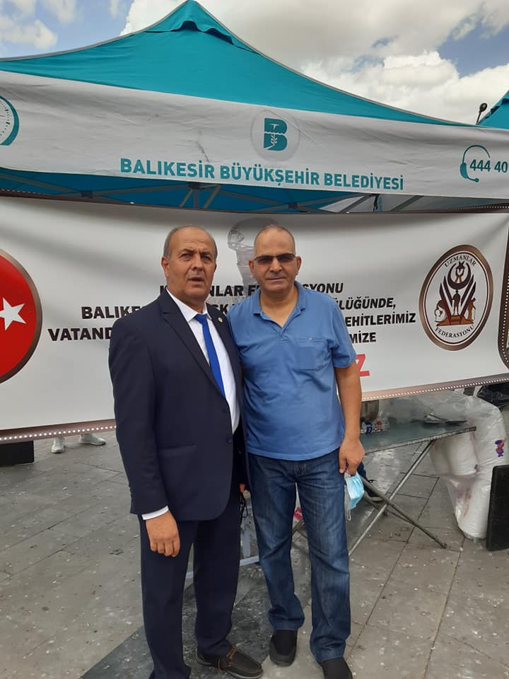 BALIKESİRDE ŞEHİTLERİMİZ İÇİN  DÜZENLENENEN MEVLÜDÜ ŞERİFE KATILIM SAĞLADIK 