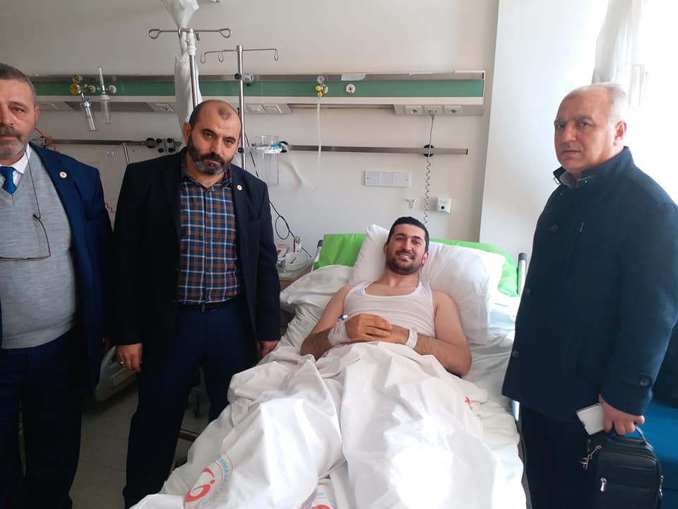ANKARA GÜLHANE EĞİTİM ARASTIRMA HASTANESİNDEKİ YARALI VE GAZİ KARDEŞLERİMİZİ ZİYARET