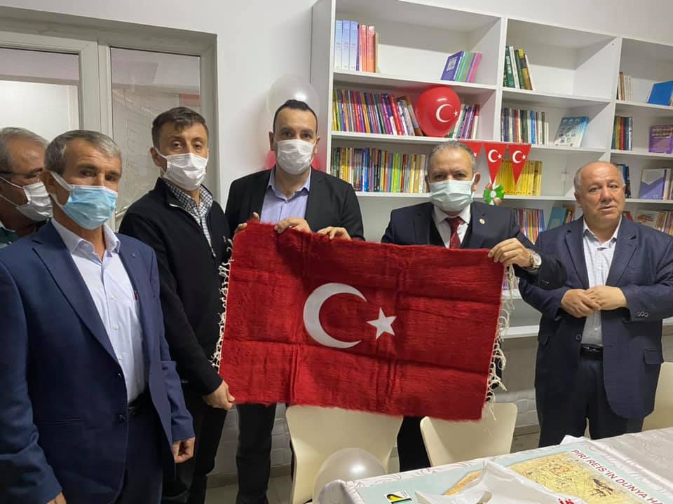 ŞEHİDİMİZ ADINA AÇILAN KÜTÜPANENİN AÇILIŞINA KATILIM SAĞLADIK