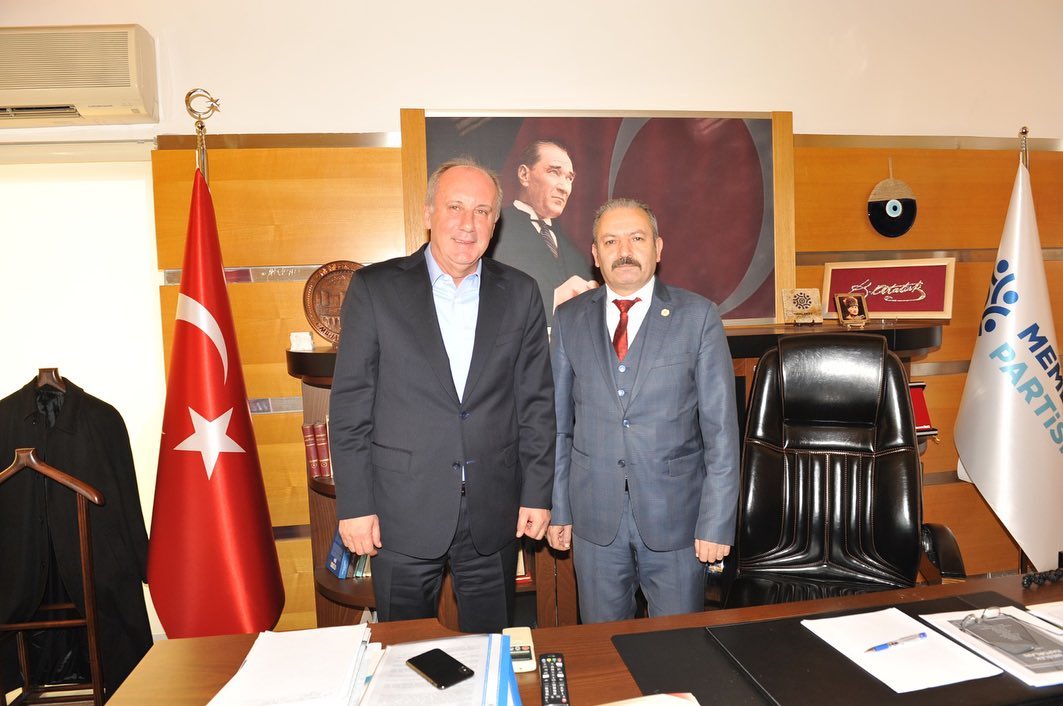 06.12.2022 Memleket Partisi Genel Başkanı Sayın  Muharrem İnce (@vekilince)ye Kahraman Uzman Çavuşlarımıza vermiş olduğu destekten dolayı teşekkür ederim.