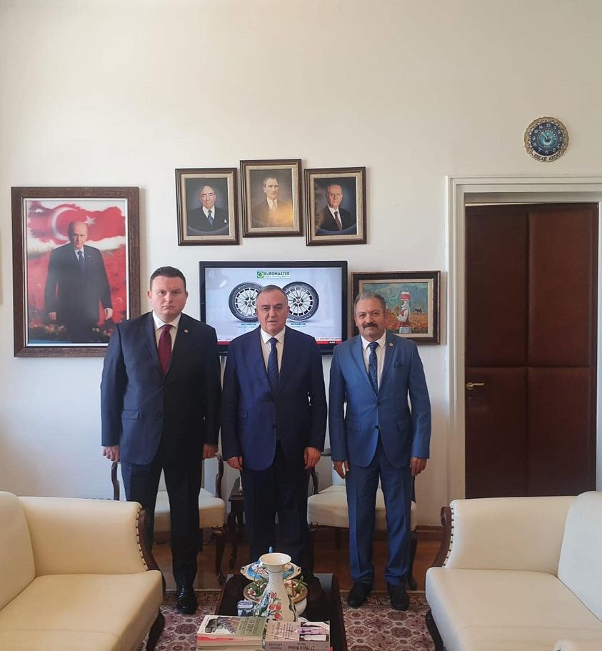 MHP GURUP BAŞKAN VEKİLLERİ SAYIN ERKAN AKÇAY VE LEVENT BÜLBÜL Ü ZİYARET