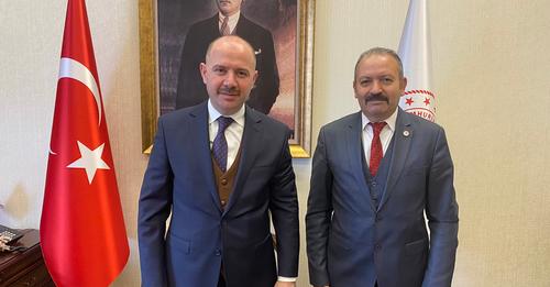 İÇİŞLERİ BAKANLIĞI PERSONEL GENEL MÜDÜRÜ SAYIN M.FATİH SERDENGEÇTİ’Yİ ZİYARET