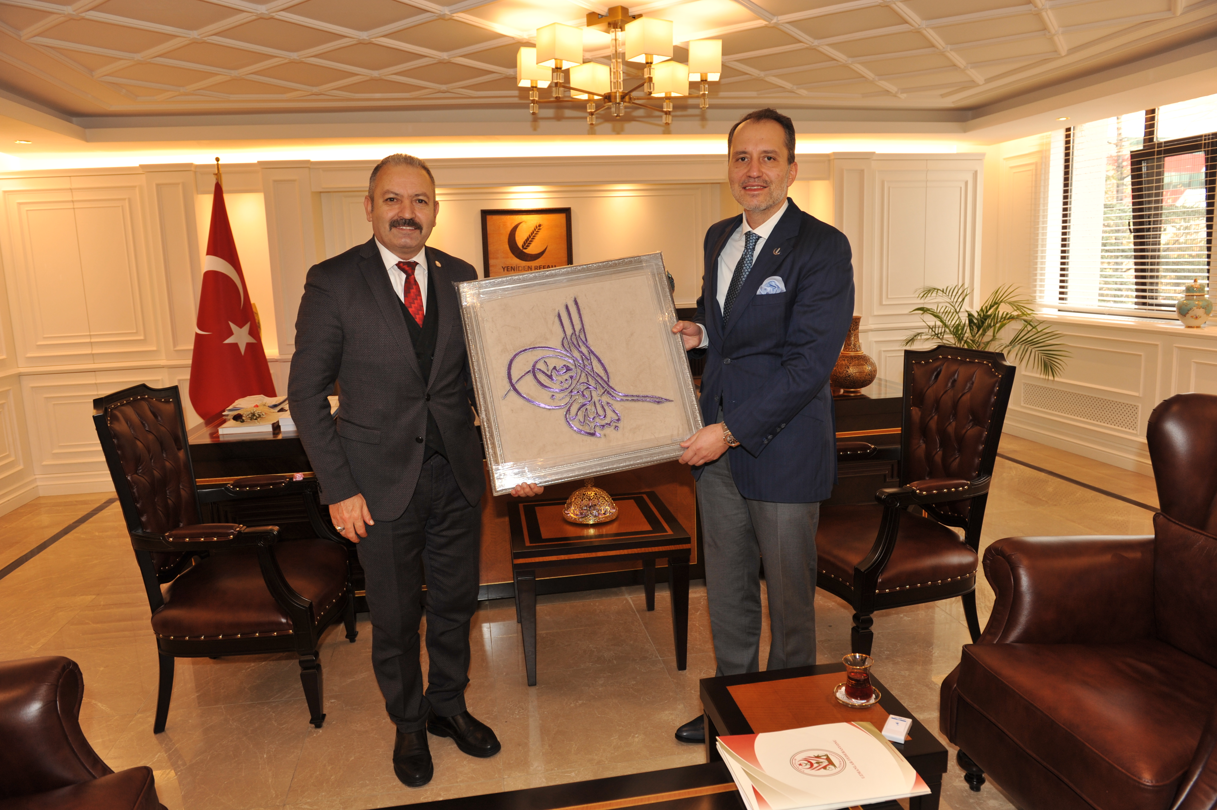 Yeniden Refah Partisi Gen.Bşk.Sayın Fatih Erbakan ile Görüşme 