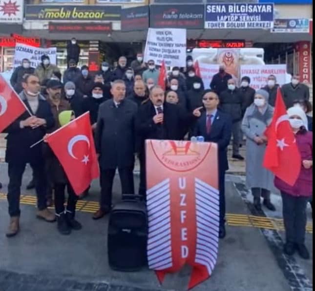  UZMANLAR FEDERASYONU ISPARTA İL TEMSİLCİLİĞİNİN DÜZENLEDİĞİ BASIN AÇIKLAMASI