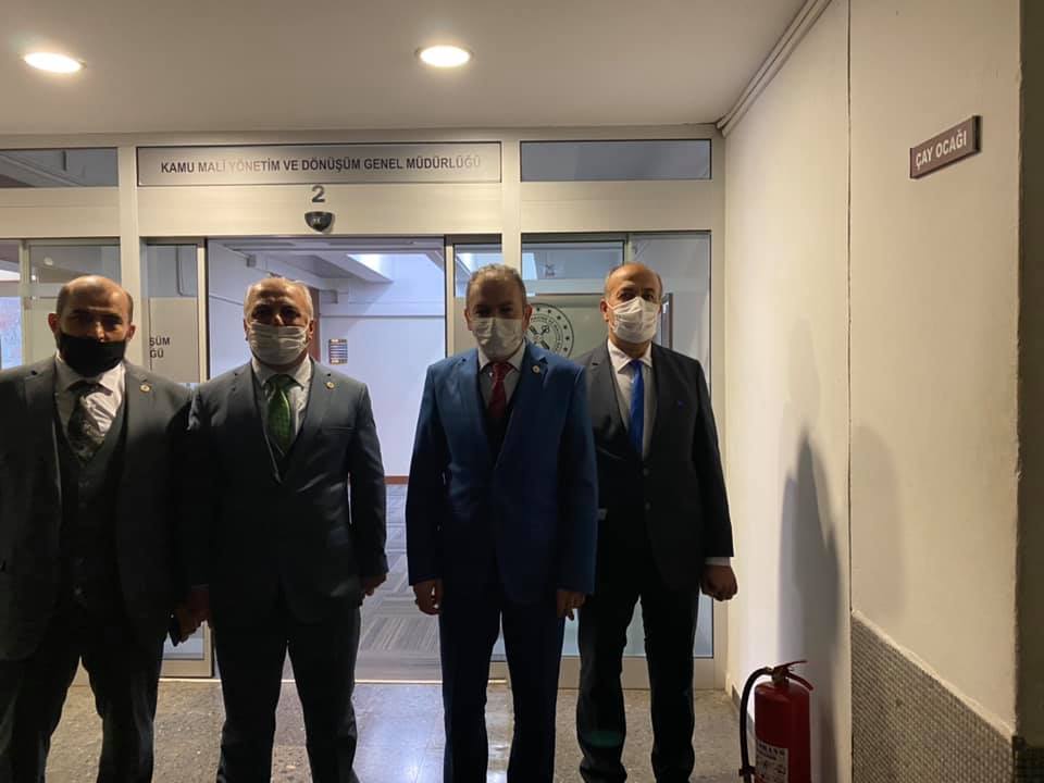 HAZİNE VE MALİYE BAKANLIĞINI ZİYARET