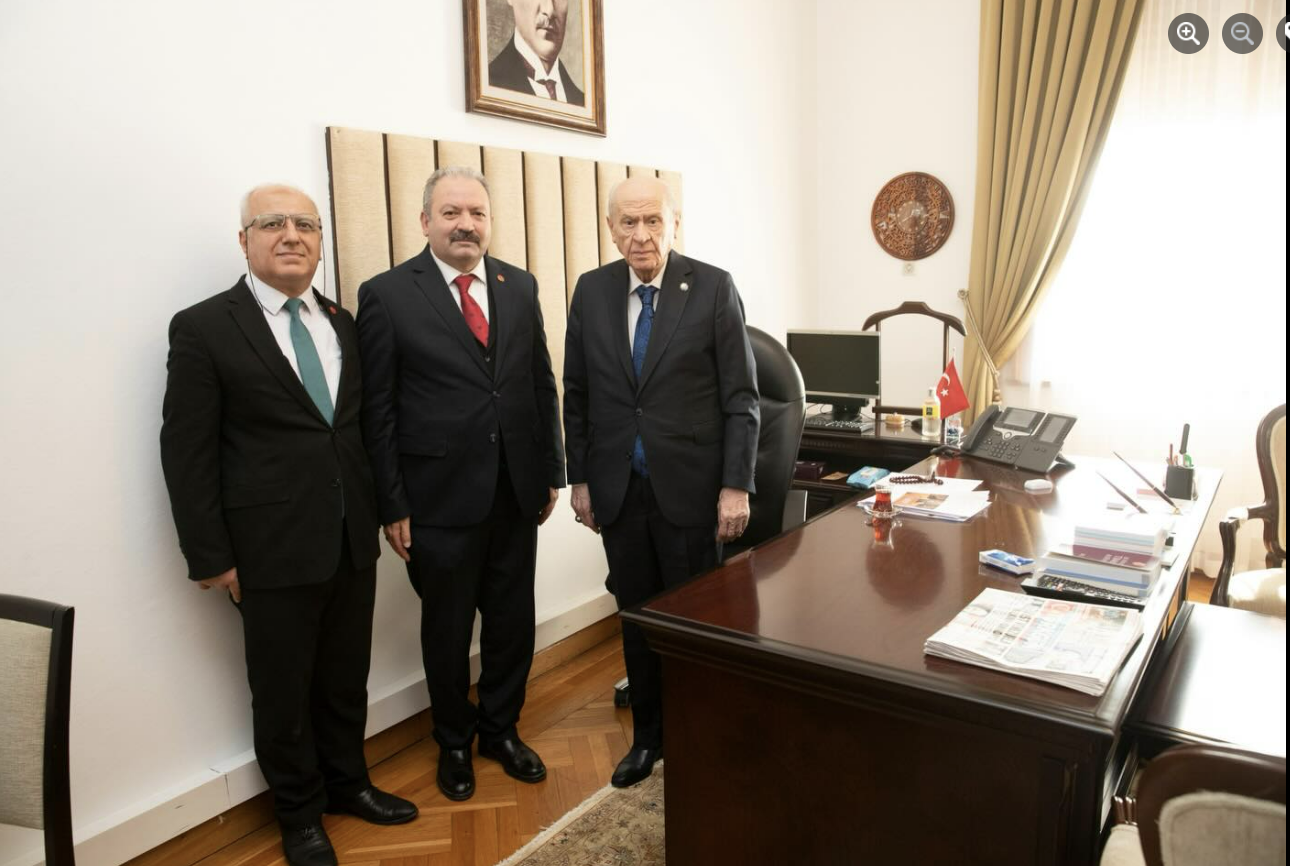 MHP GENEL BAŞKANI SAYIN DEVLET BAHÇELİ VE MHP GURUPBAŞKAN VEKİLİ SAYIN ERKAN AKÇAY I MAKAMINDA ZİYARET